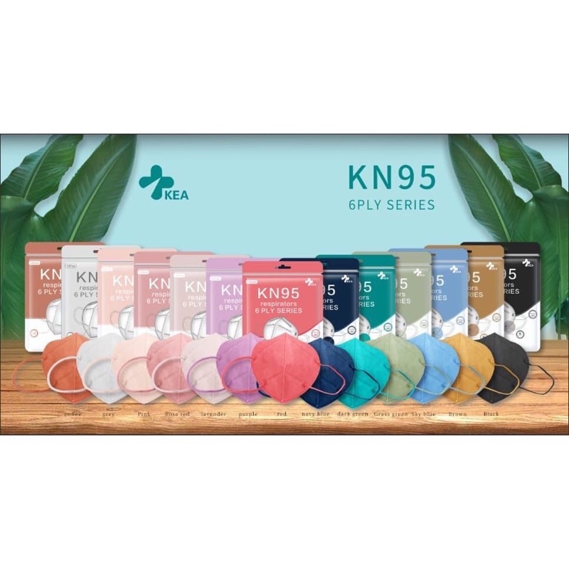 [ KEA ] Masker Premium KN95 6Ply isi 10 Pcs Korea Design KN 95