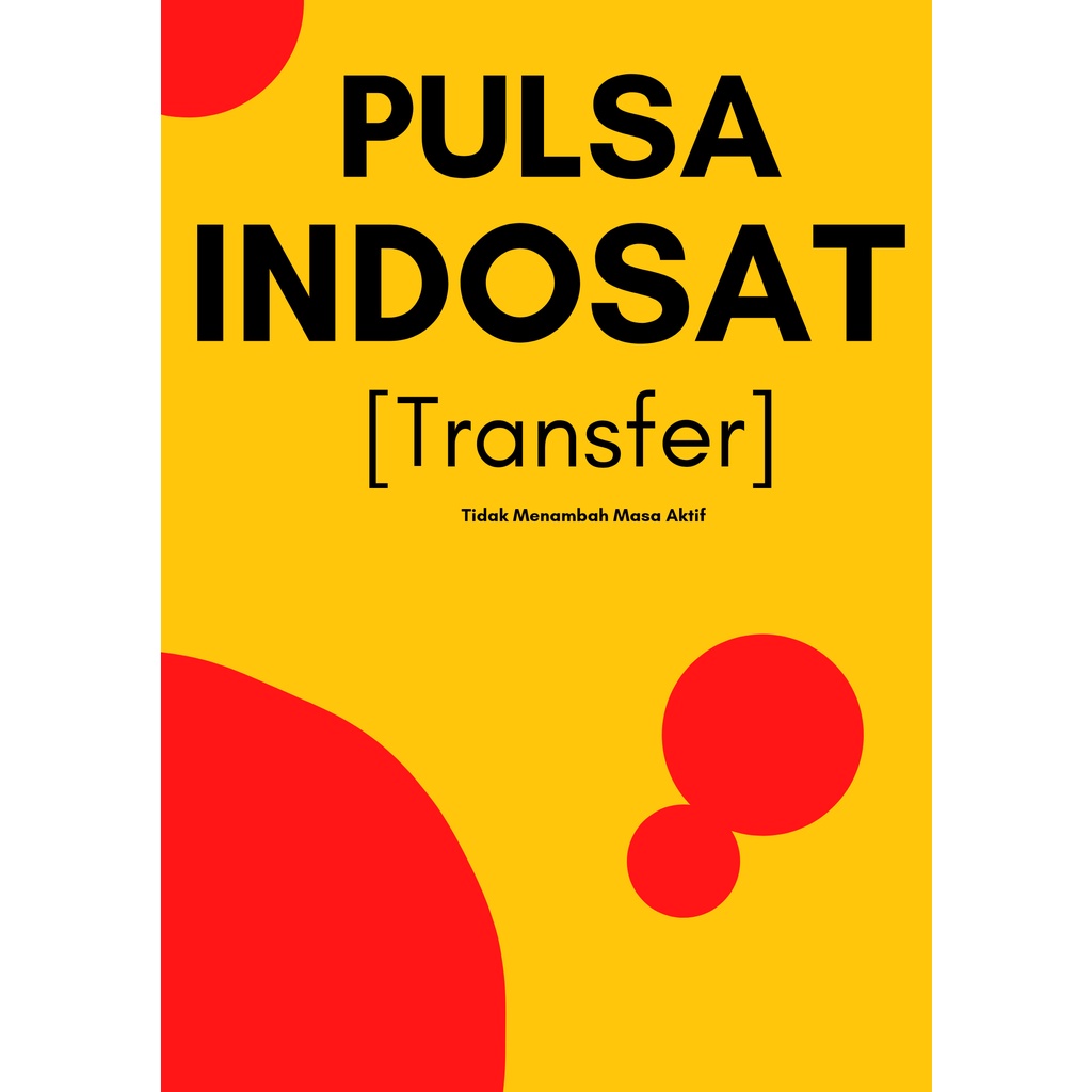 PULSA TRANSFER INDOSAT TERMURAH