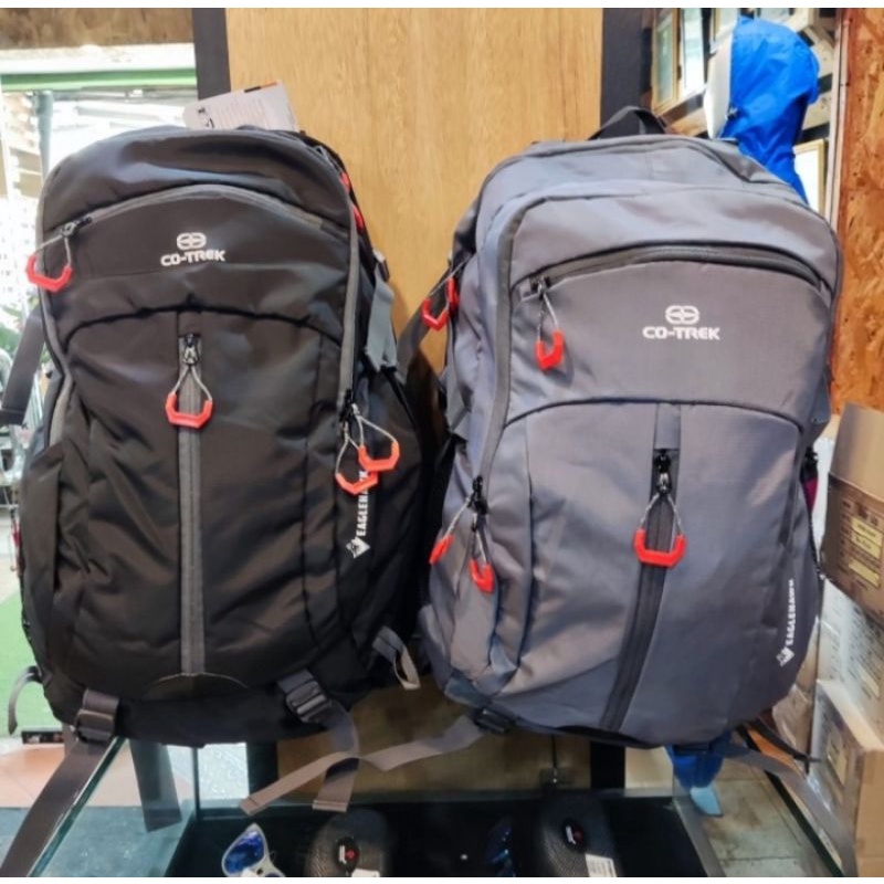 Tas Ransel / Daypack Co-trek Eaglehawk 30L Include Rain Cover Terlaris - Hitam