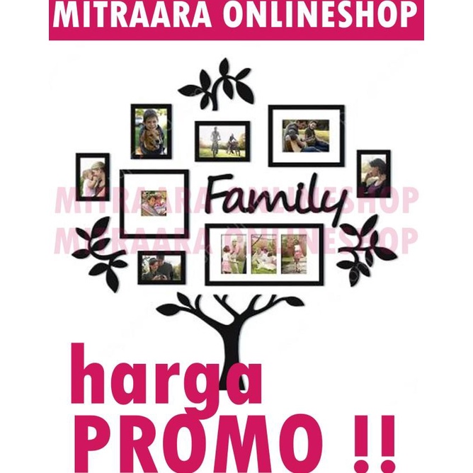 Informa Bingkai Foto Set 13 Pcs Kompilasi Family Tree