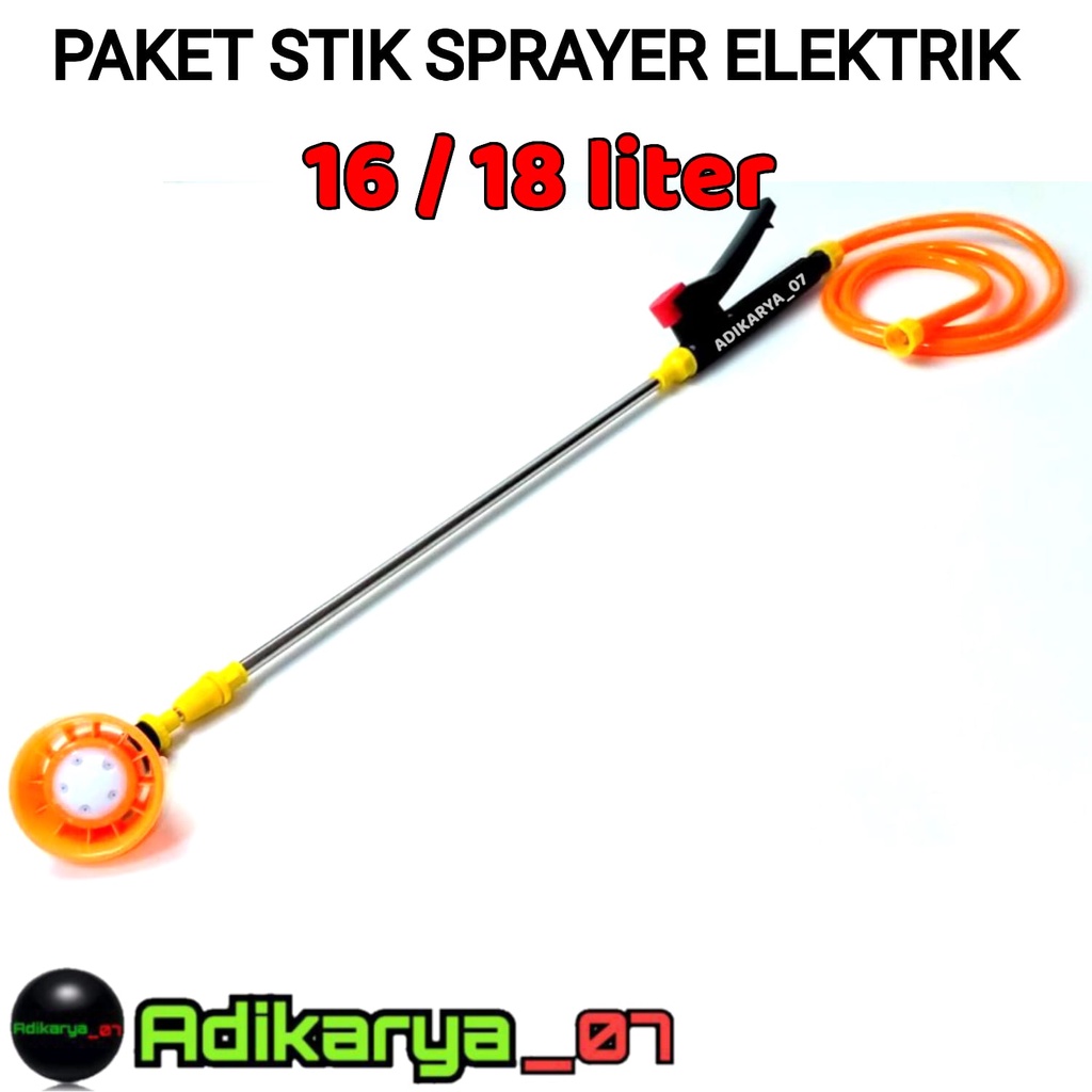 RB PAKET KOMPLIT Stik + Handle + Selang Sprayer Elektrik Stik Sprayer Stik Semprotan Hama Stik