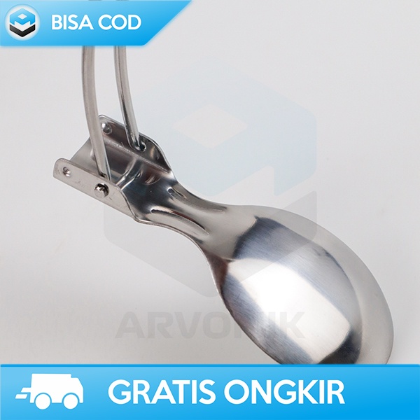 SET ALAT MAKAN PIKNIK SENDOK GARPU PISAU FOLDABLE KNIFEZER SIMPLE AOTU
