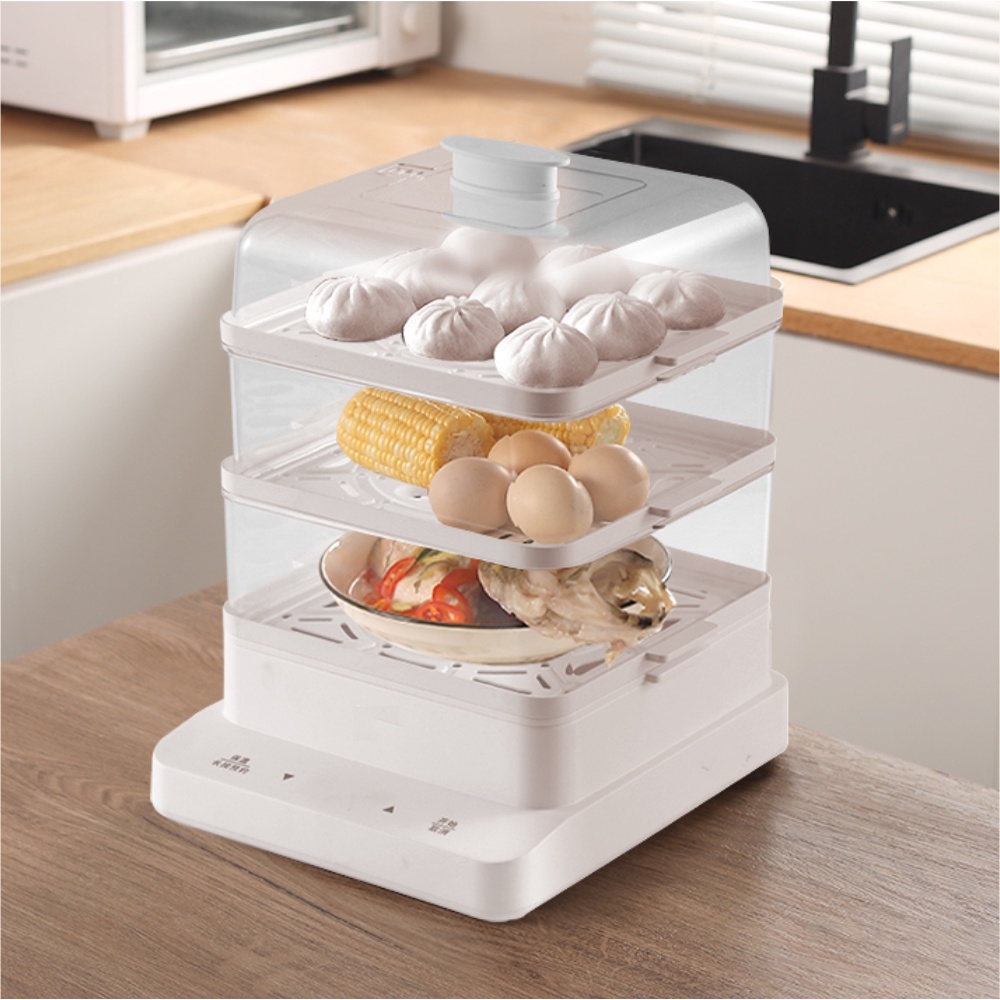 Tempat Penghangat Makanan Simpel Food Streamer / Pemanas Makanan Dapur Rak Susun