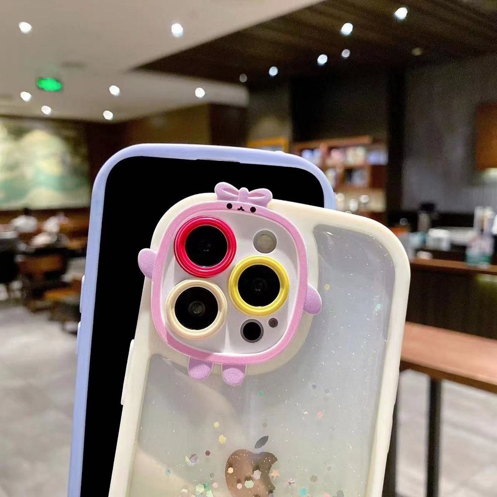 IPHONE 12 12 PRO 12 PRO MAX 13 13 PRO 13 PRO MAX 14 14 MAX 14 PLUS 14 PRO 14 PRO MAX - PITACHU PASTEL SOFT CASE JELLY RESIN GLITER BLINK&quot; CAMERA PRO