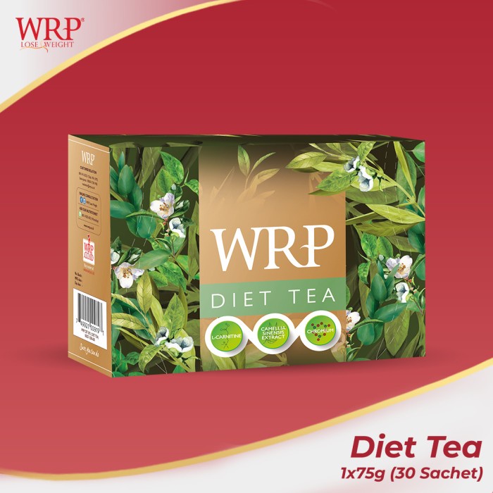 

WRP DIET TEA 30 SACHET - MENGURANGI LEMAK TUBUH DENGAN FAT BLOCKER