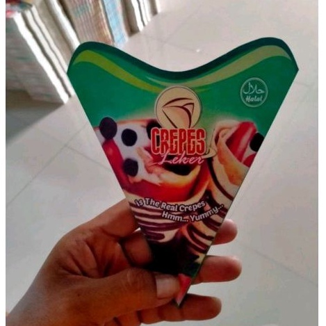 

wadah crepes ukuran 15 x17,5 cm isi 100 lembar