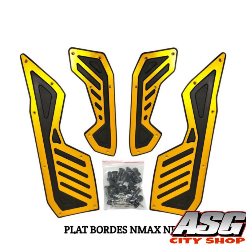 BORDES VARIASI MOTOR YAMAHA NEW NMAX KARPET PIJAKAN KAKI NEW NMAX 2020-2022