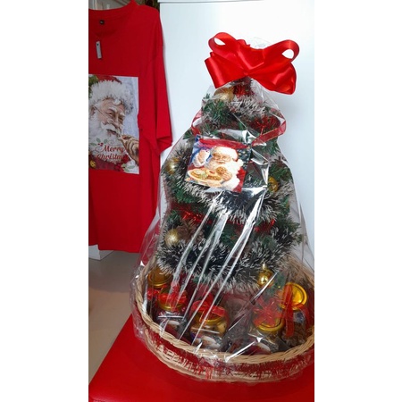 

Hamper Pohon Natal Mewah 9pcs Christmas Centerpiece Gift Set Manisan dan Cookies