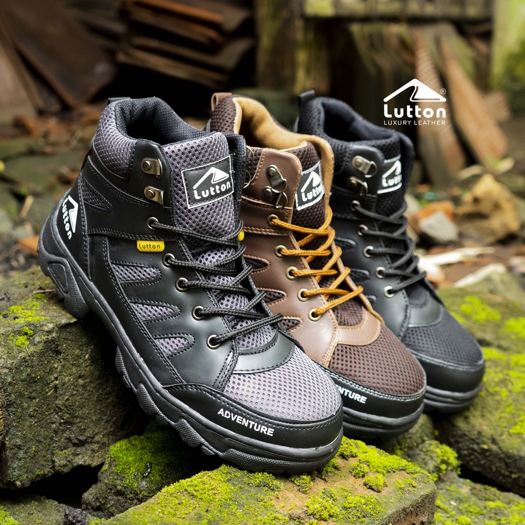 LUTTON SEPATU PRIA 39-43 SAFETY BOOT HIKING