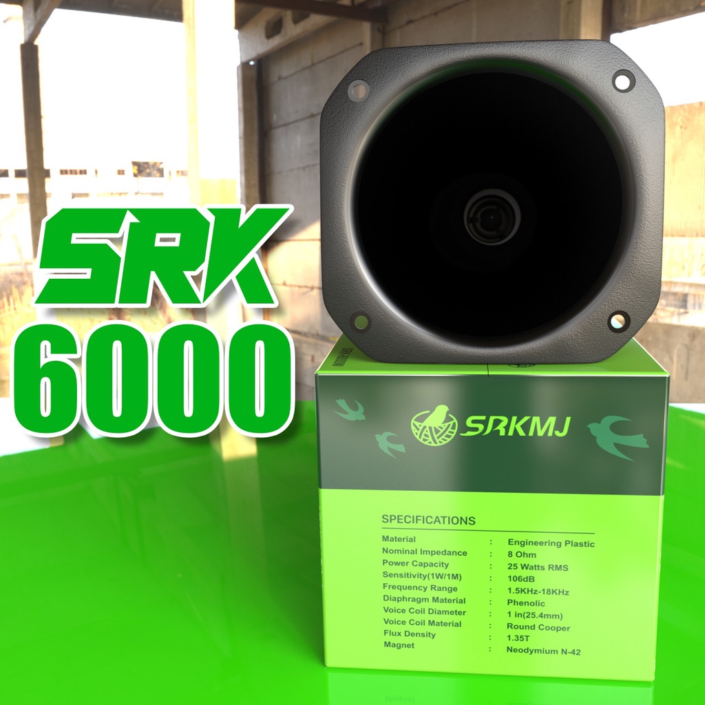 Tweeter Speeker Walet SRKMJ 6000/6000W (Tahan Air) / Speaker tweeter 6000 waletc/ SRKMJ SRK 6000W Anti Air