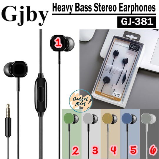 Headset / Earphone Gjby Gj-381
