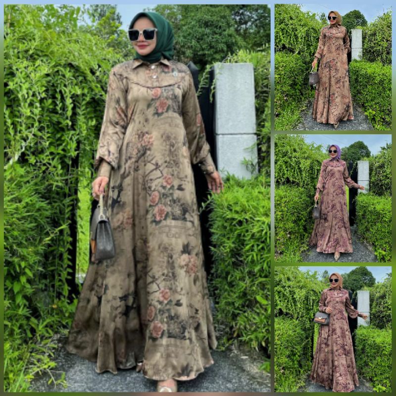 (8x) DEVITA DOA IBU Baju Dress Gamis Wanita Muslimah devita By Doa Ibu. TZYN.Shop