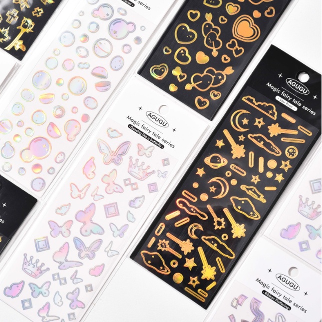 

Stiker laser magic fairy tale series