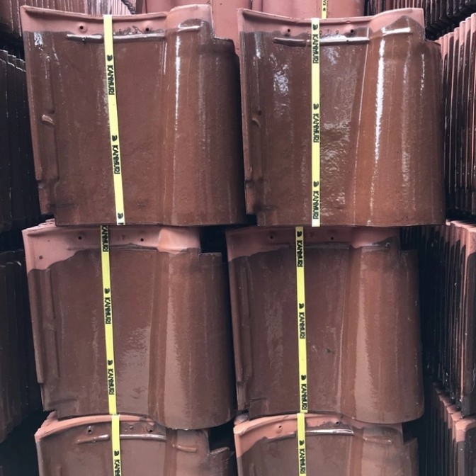 Genteng keramik kanmuri espanica natural