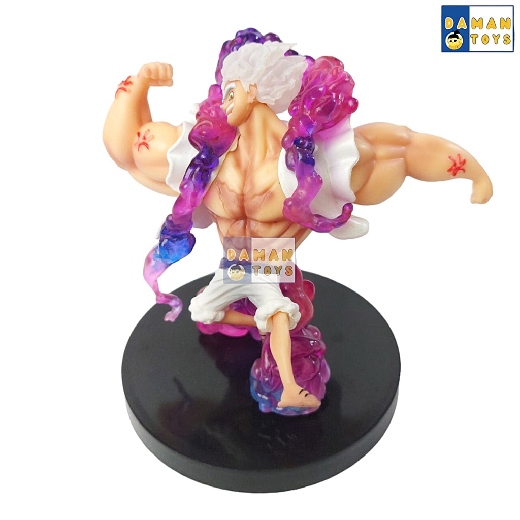 Action Figure One Piece Gear 5 Luffy Figure Sun God Hercules Nika Anime Figur Pajangan