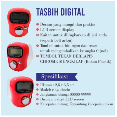 BUY SAJADAH LIPAT KAIN FREE TASBIH DIGITAL