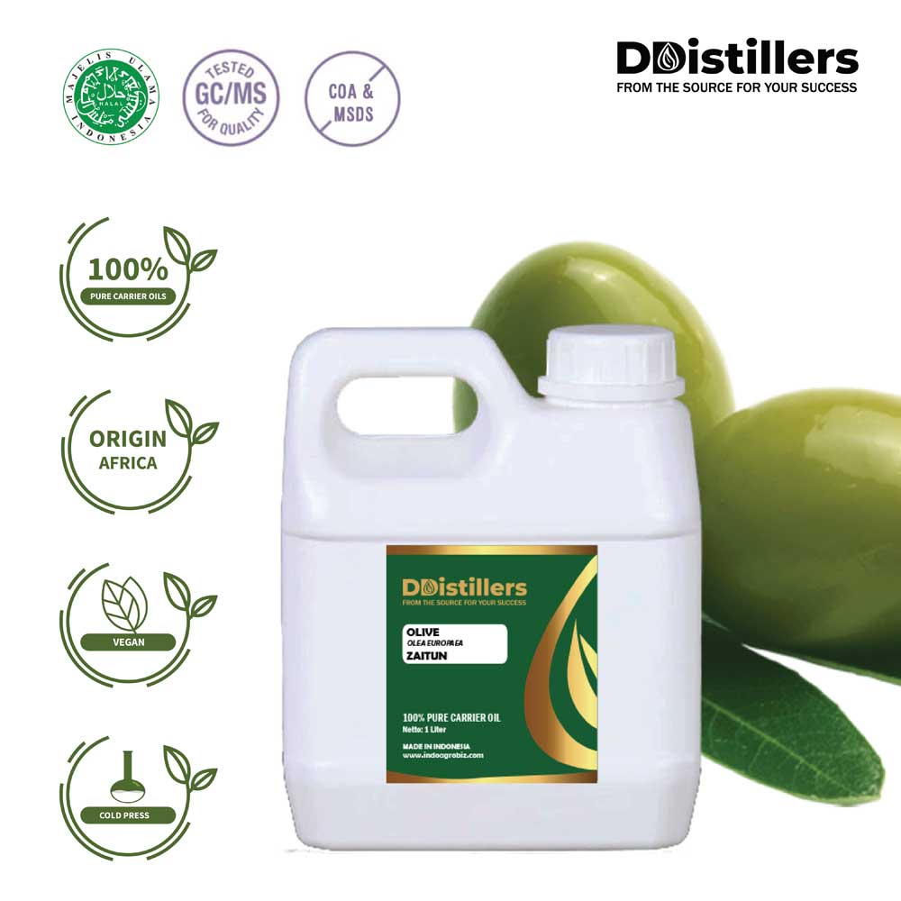 Olive / Zaitun Carrier Oil Pure 100%, 500ML-1L HDPE
