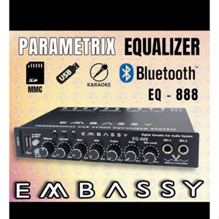 Parametrik Equalizer Plus Usb Mp3 Bluetooth Pre Amp Embassy EQ 888