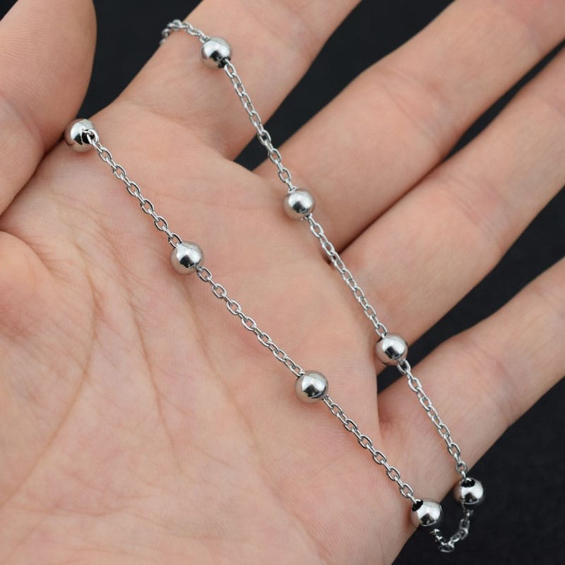 KK0303 - Kalung Rantai Pria Wanita Korea Kpop BTS EXO NCT DAY6 SKZ GOT7 Daniel Enhypen Treasure Day6 BigBang Blackpink Twice Red Velvet Itzy Ive Aespa Loona New Jeans Stayc