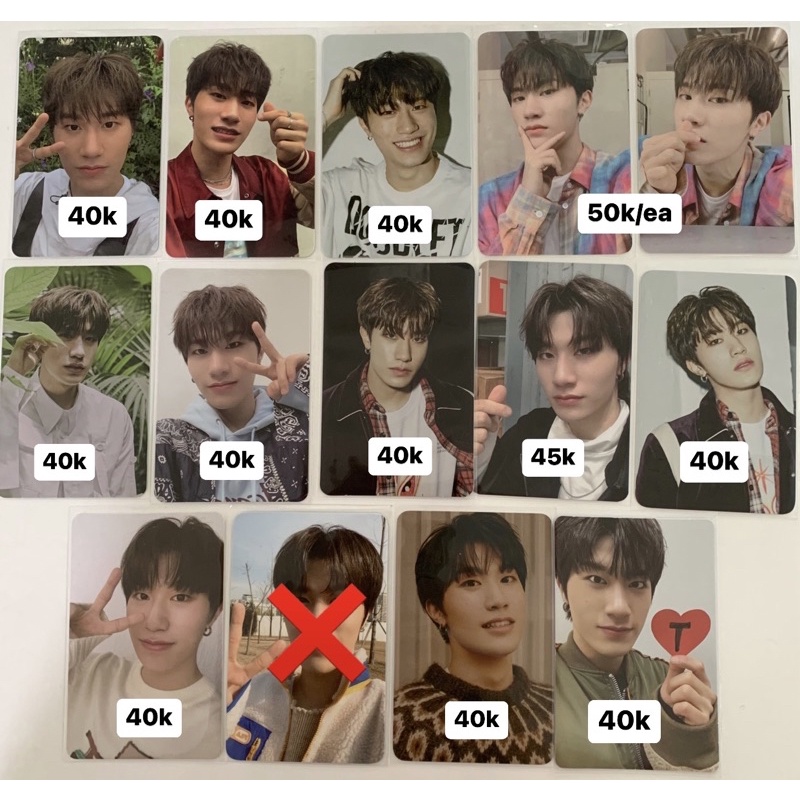 photocard pc treasure yedam - ch3 black, tss blue, paddle pop, ladang, ktown, kebun, preman