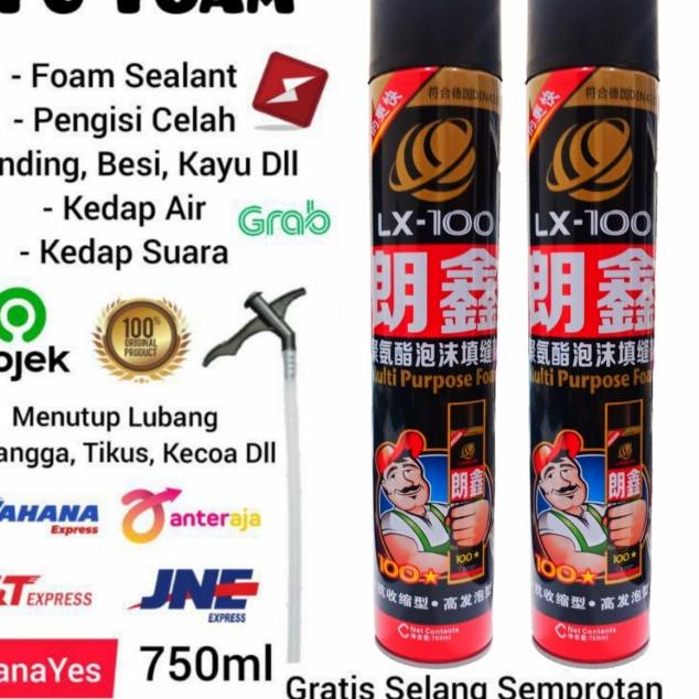 

PU Sealant Foam Spray PU Busa Foam Sealant Polyurethane Foam PU Foam - Kaleng Coklat