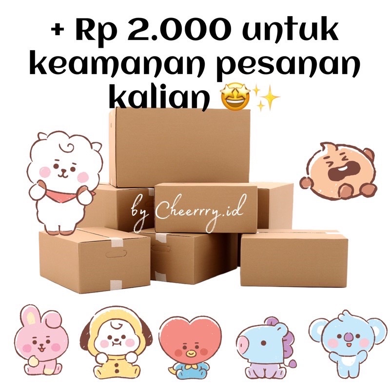 

TAMBAHAN PACKING 2000 (BUBBLE + KARDUS)