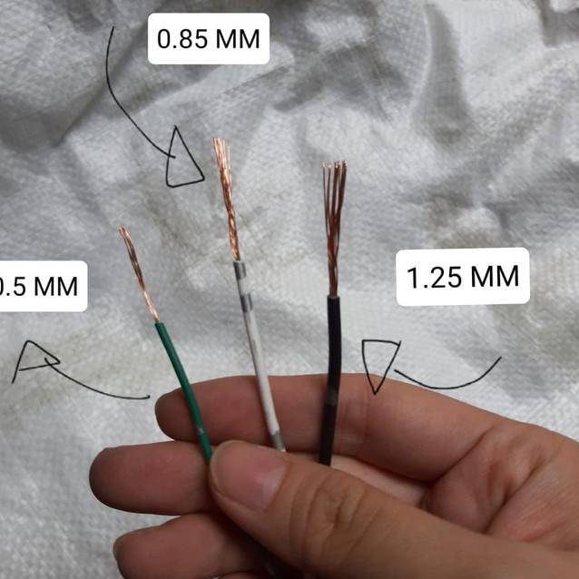 Kabel Bintik 0.5 mm 100 Meter Kabel Tembaga Kabel Roll Kabel Mobil - Kuning