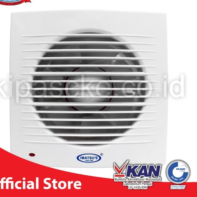 Imatsu Exhaust Fan Toilet 5 Inch Exhaust Dinding Blower Toilet