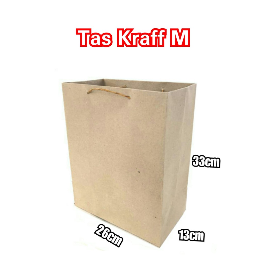 

PAPERBAG POLOS CRAFT UKURAN 26x33x13 cm GOODIE BAG paper bag polos coklat / paperbag murah
