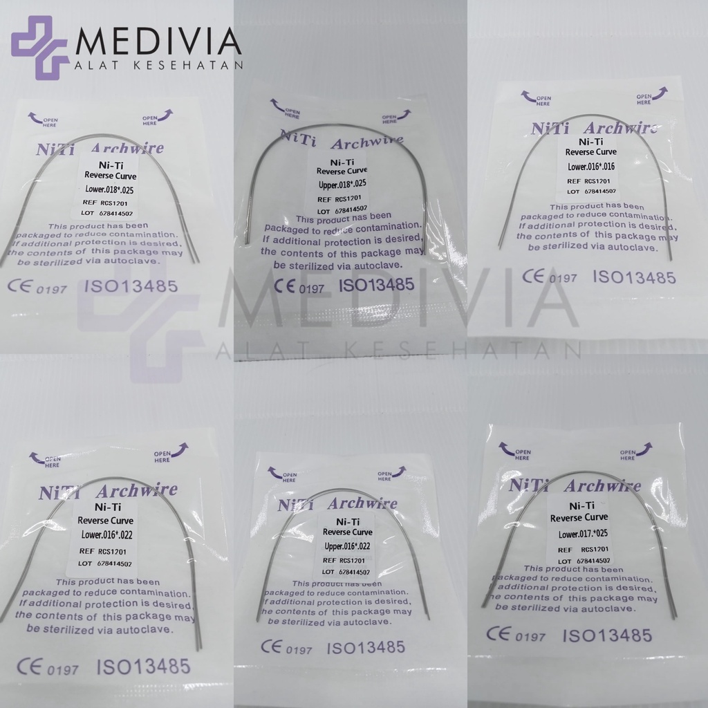 DENTAL NITI REVERSE CURVE RECTA