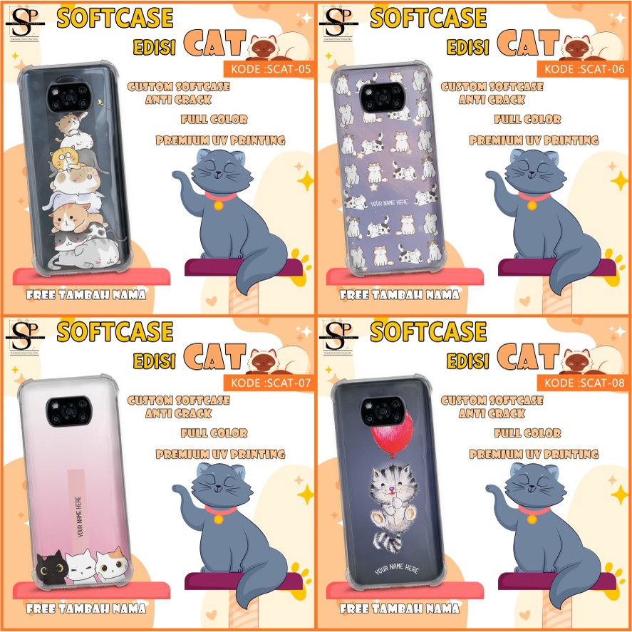 Softcase Lucu Motif Kucing Softcase Samsung A23 A13 A33 A53 A03 A01 A01 CORE A02 A02S A03S A12 A22 A32 A52 A73 A11 M11 J2 PRIME J7 PRIME J4 PLUS