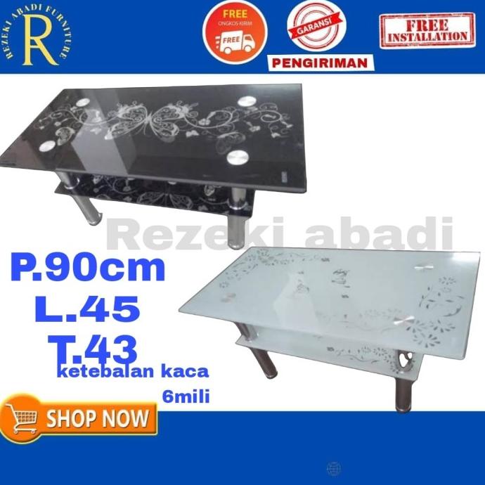 Meja Tamu / Meja Kaca Ruang Tamu Storklara