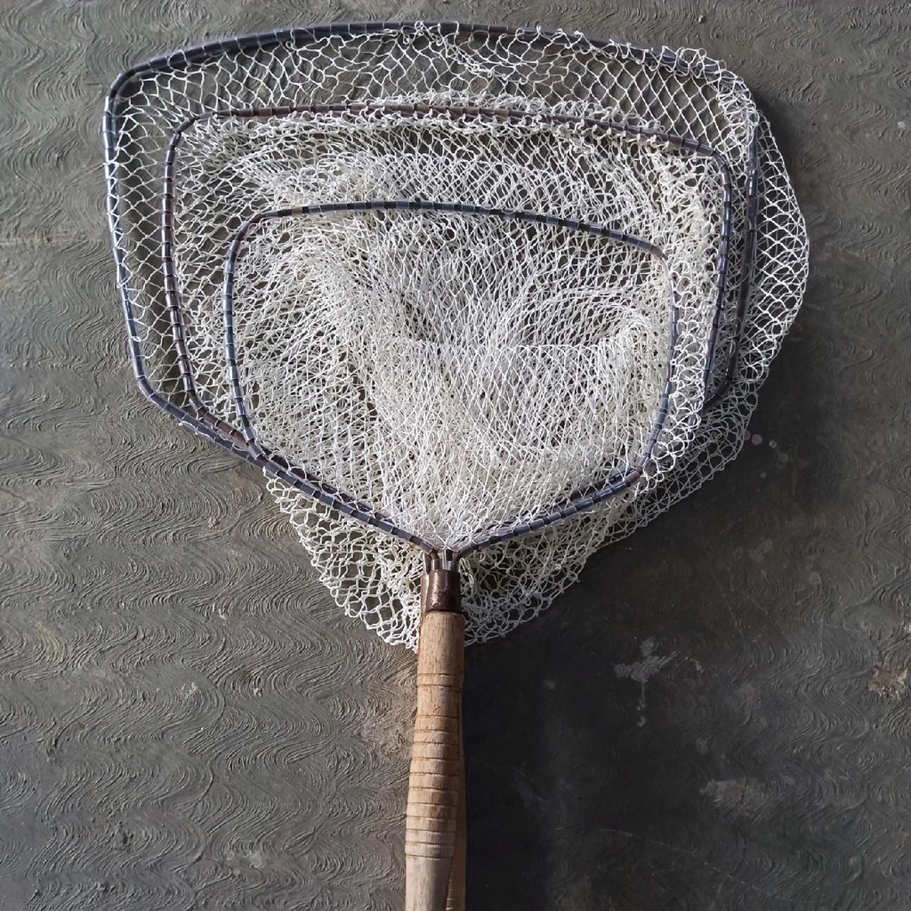 SAL Serokan Ikan Besar Seser Ikan Anyaman Nilon Tangguk Ikan Canduk Ikan