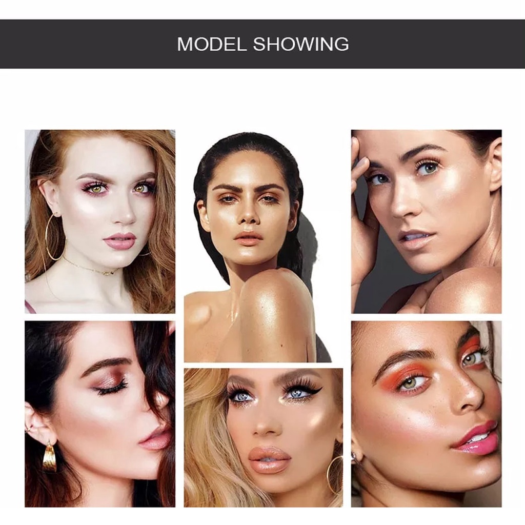 Kiss Beauty Highlighter Liquid Waterproof Original Simmer Bronzer Highlighter Cair Mencerahkan Wajah (COD)