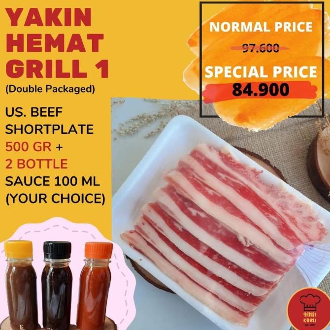 Hemat Daging Slice Premium Shortplate Yoshinoya Pack 500 Gr Budi.Doremi2