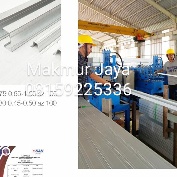 Baja Ringan 0.75 mm full / canal 0.75 mm full / TRUSS C75