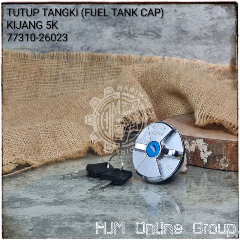 FUEL TANK CAP - TUTUP TANGKI TENGKI KIJANG 5K RINO 14B DYNA 125HT