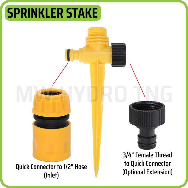 Sprinkler Stake / Support - Penopang / Kaki / Tiang Model Tancap