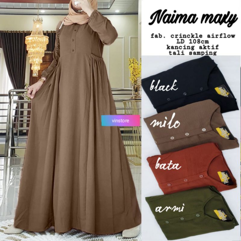 GAMIS CRINKLE NAIMA MAXY by vinstore(miara)