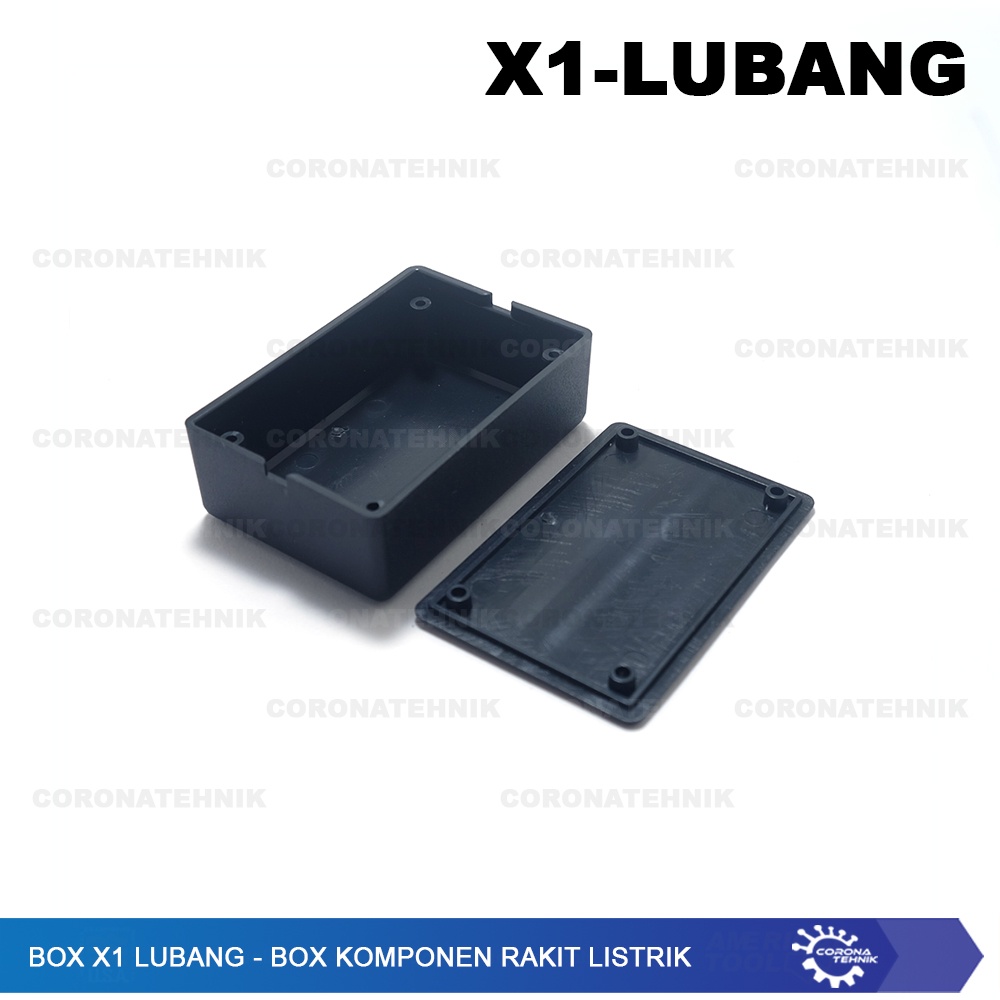 Box X1 Lubang - Box Komponen - Box Rakit Elektronik