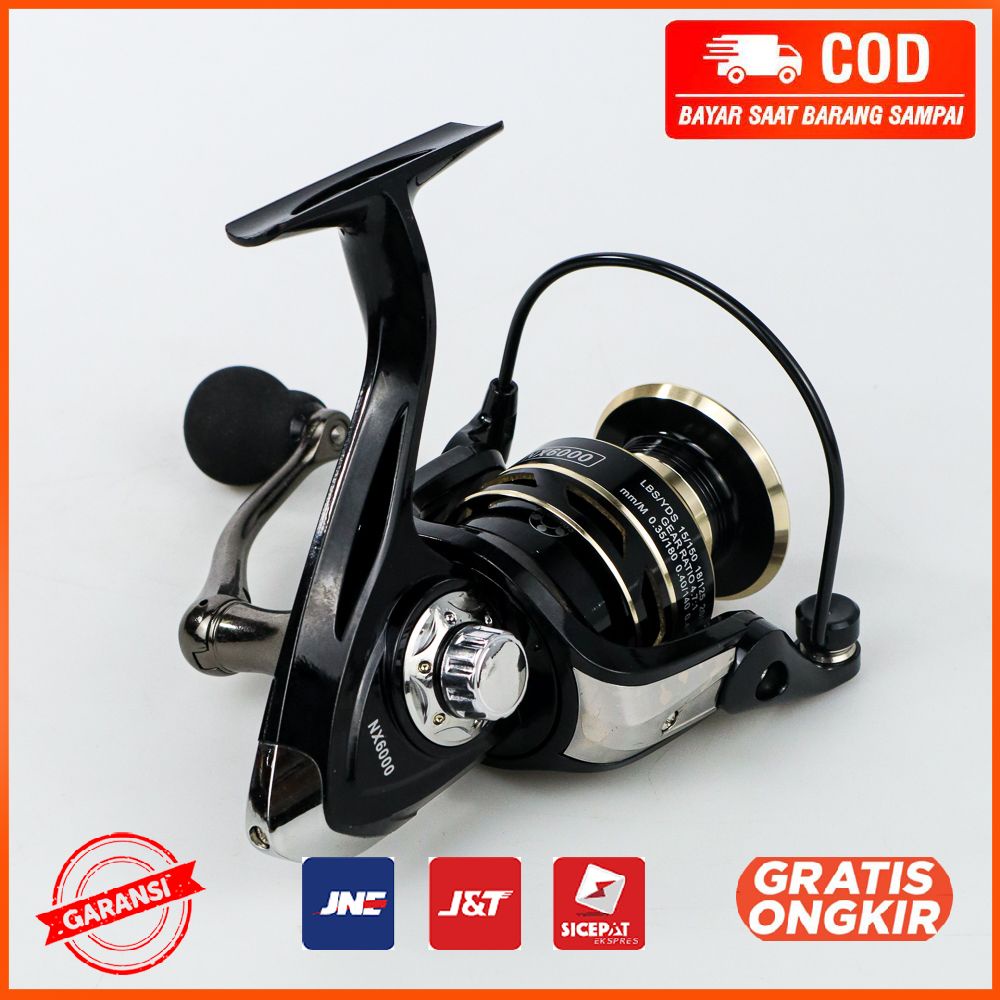 NX6000 Series Metal Reel Pancing Fishing Reel 4.7 banding 1 Gear Ratio