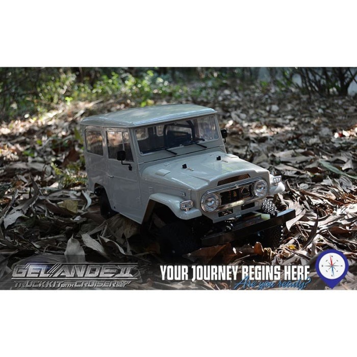 RC4WD GELANDE II TRUCK KIT W/CRUISER BODY SET #Z-K0051