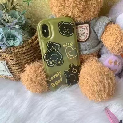 Case Motif Kartun Beruang Untuk iphone 12 13 11 Pro Max X Xs Max Xr Rih7