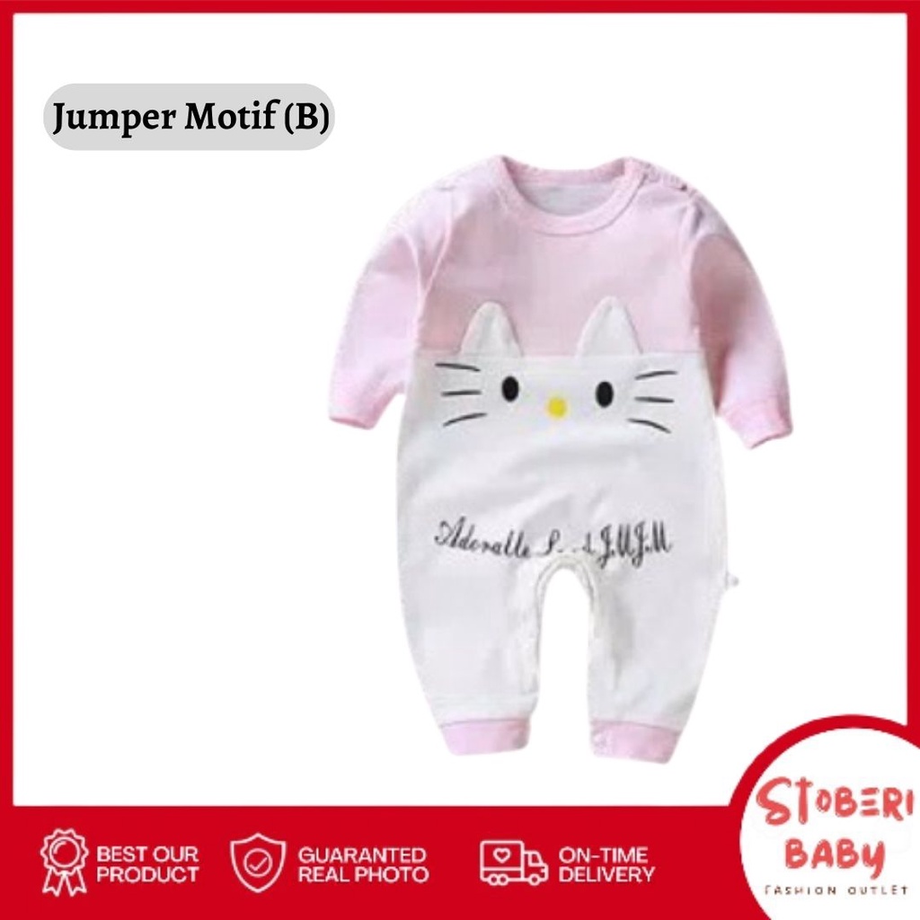 stoberi baby - JUMPER BAYI PANJANG IMPORT 0-6 bulan / romper bayi baju bayi jumper lucu bayi 100% import A1