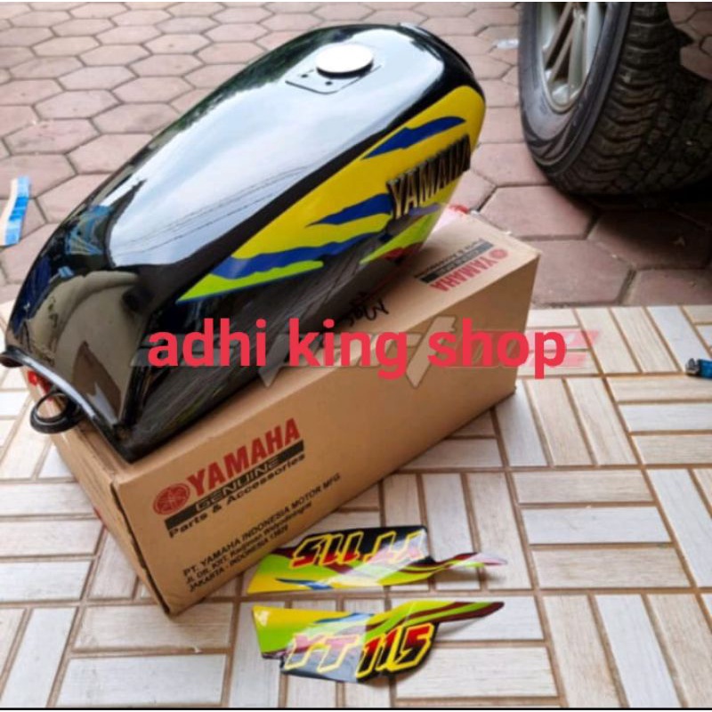 tengki tangki yamaha yt115 yt 115 komplit striping