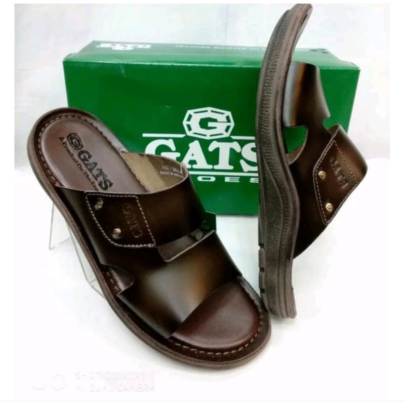 Sandal Kulit GATS HG 283 - sandal Kulit Murah - sandal Kulit Pria Original