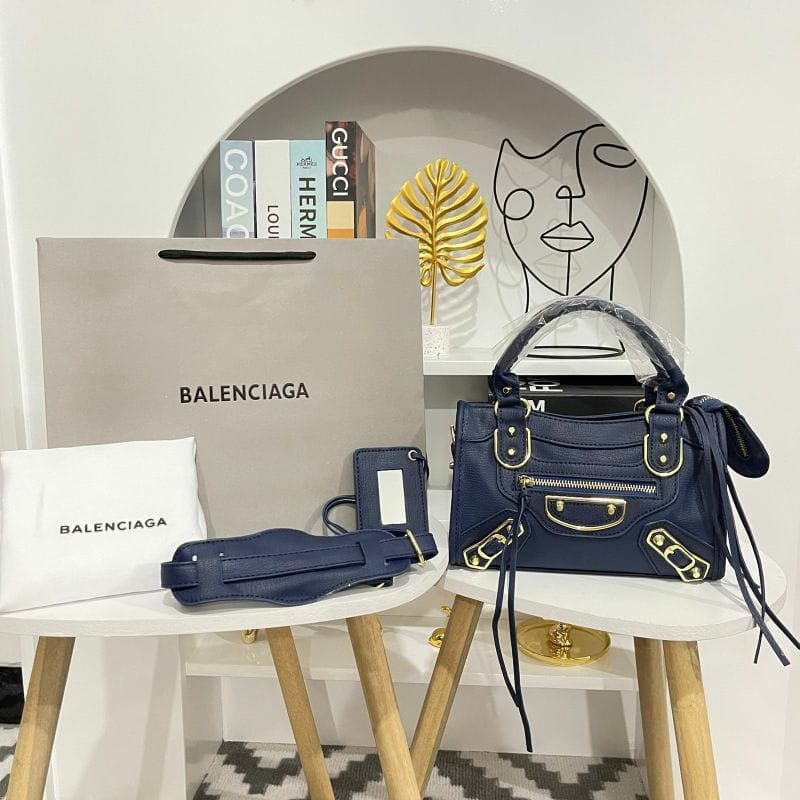 TAS BAL*N EDGE GRAINED HITAM KHAKI CREAM PINK PREMIUM | ESCAPELOOK