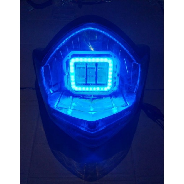 Reflektor Vixion Old Plus Daymaker 3 Led Terpasang Kualitas Terbaik