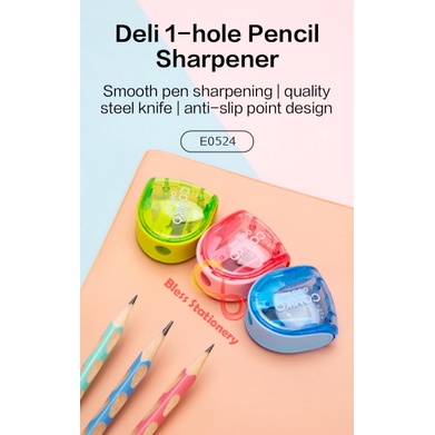 

Deli serutan pensil rautan pensil sekolah pencil sharpener - 0524