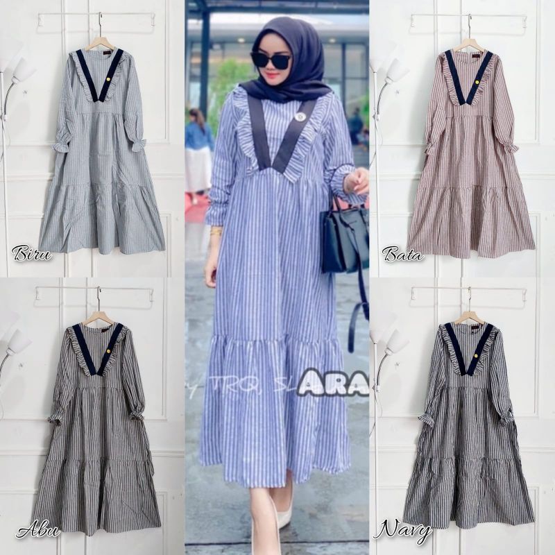 SHAQUENARA MIDI DRESS//TASYA MIDI DRESS//MIDI SALUR SHAQUENARA//MIDI TERBARU